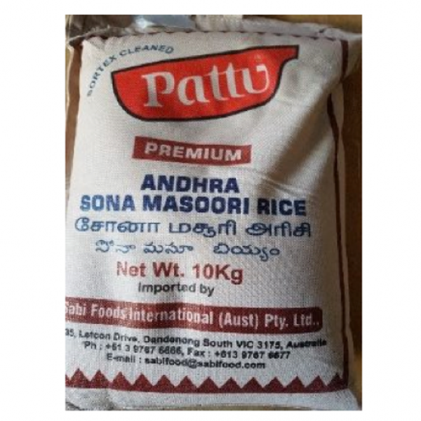 Pattu Andhra Sona Masoori Rice 10 kg