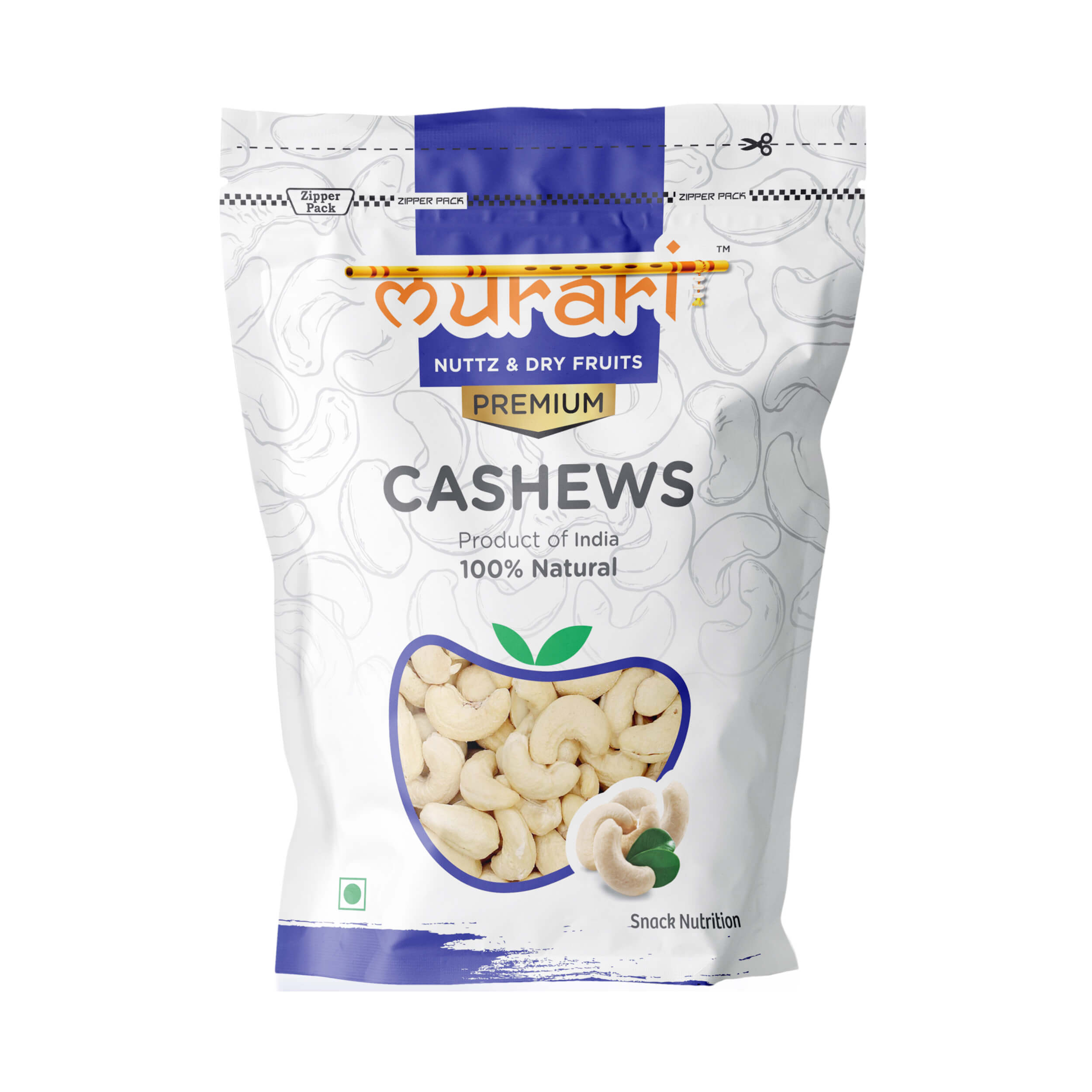 Natural Cashews 250 g