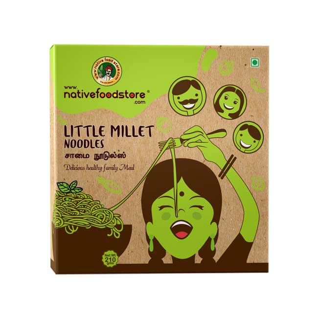 Native Foods Little Millet Noodles 210 g