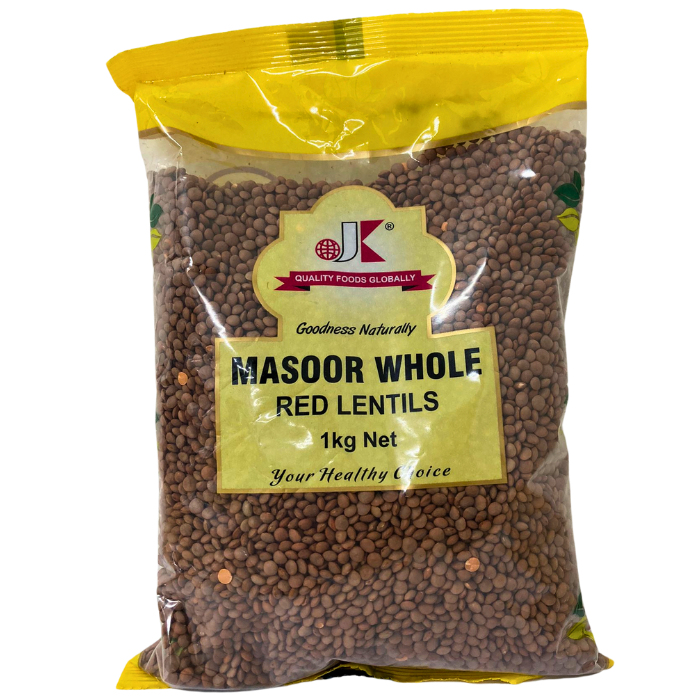 Jk Red Lentils Whole 1 kg