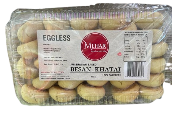 Mehar Besan Khatai 450 g