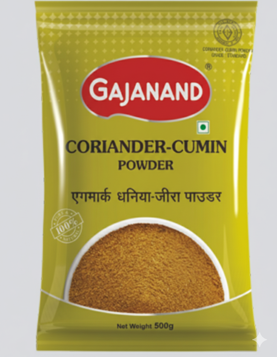 Gajanand Roasted Coriander Cumin Powder 500 g