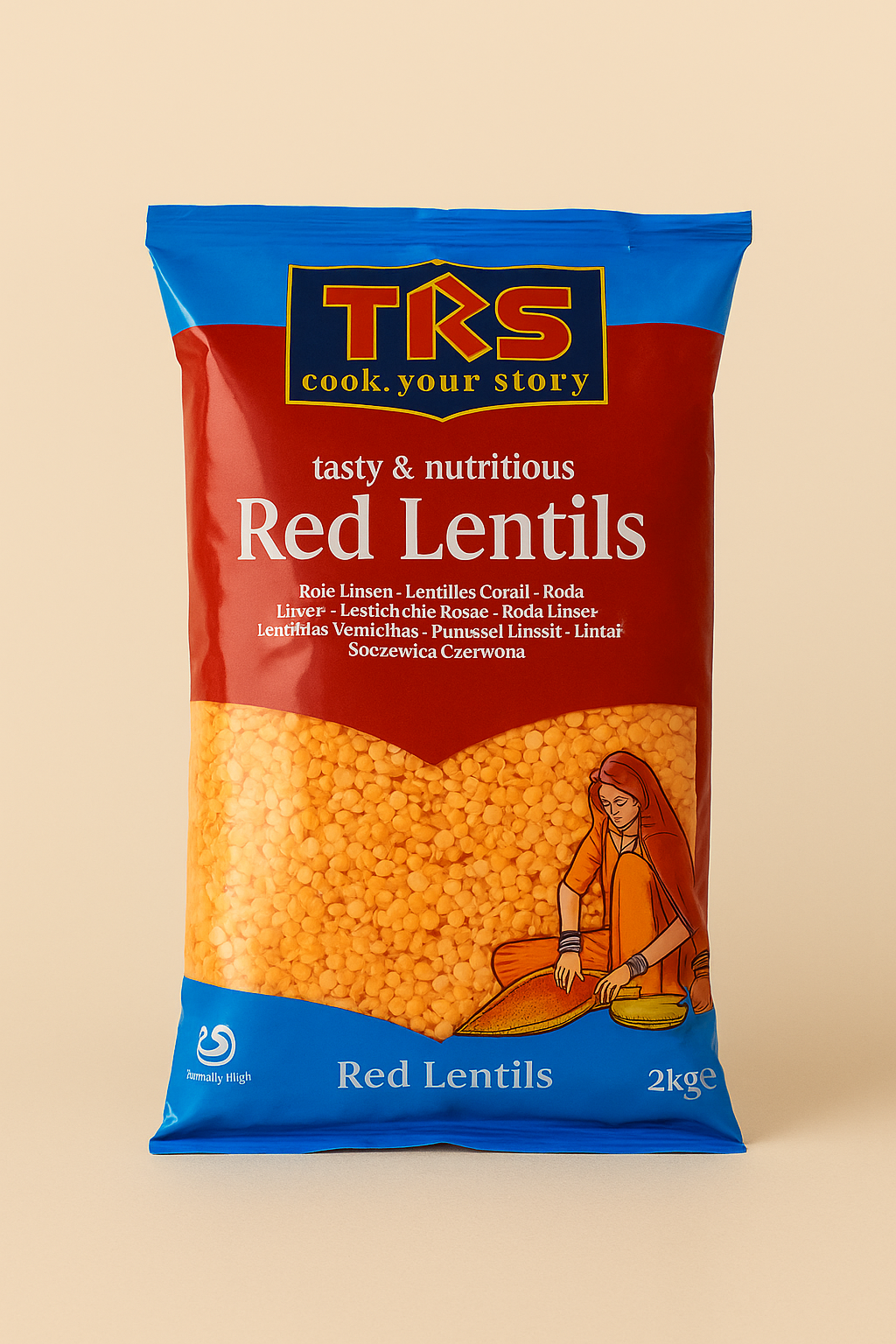 Parsram Red Lentil 2 kg