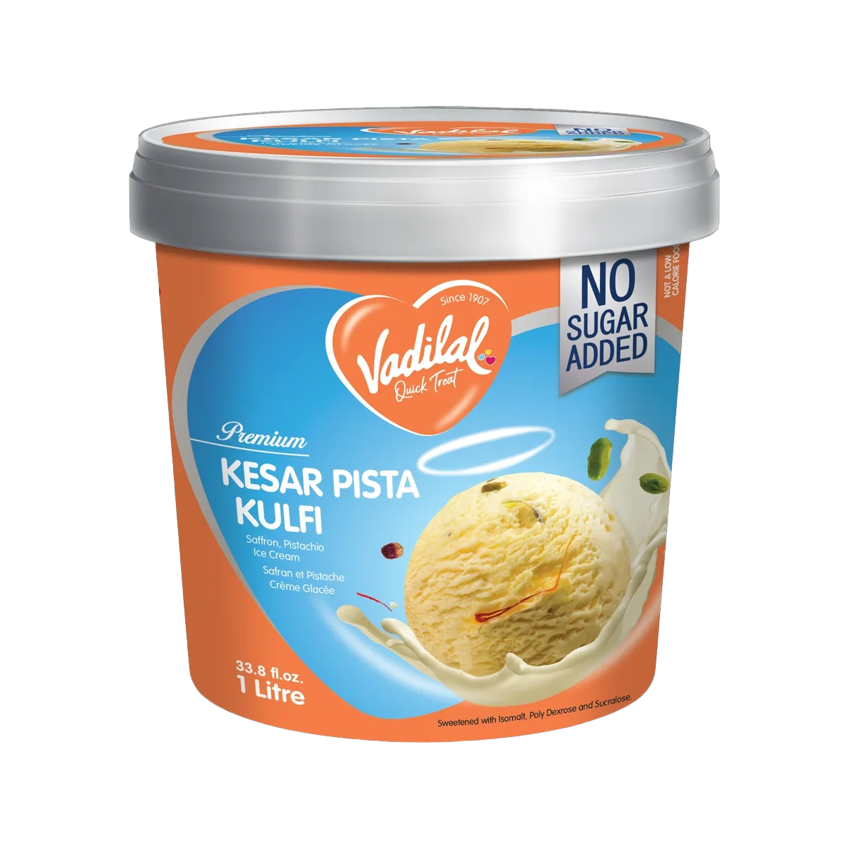 Vadilal Kesar Pista Kulfi 500 ml