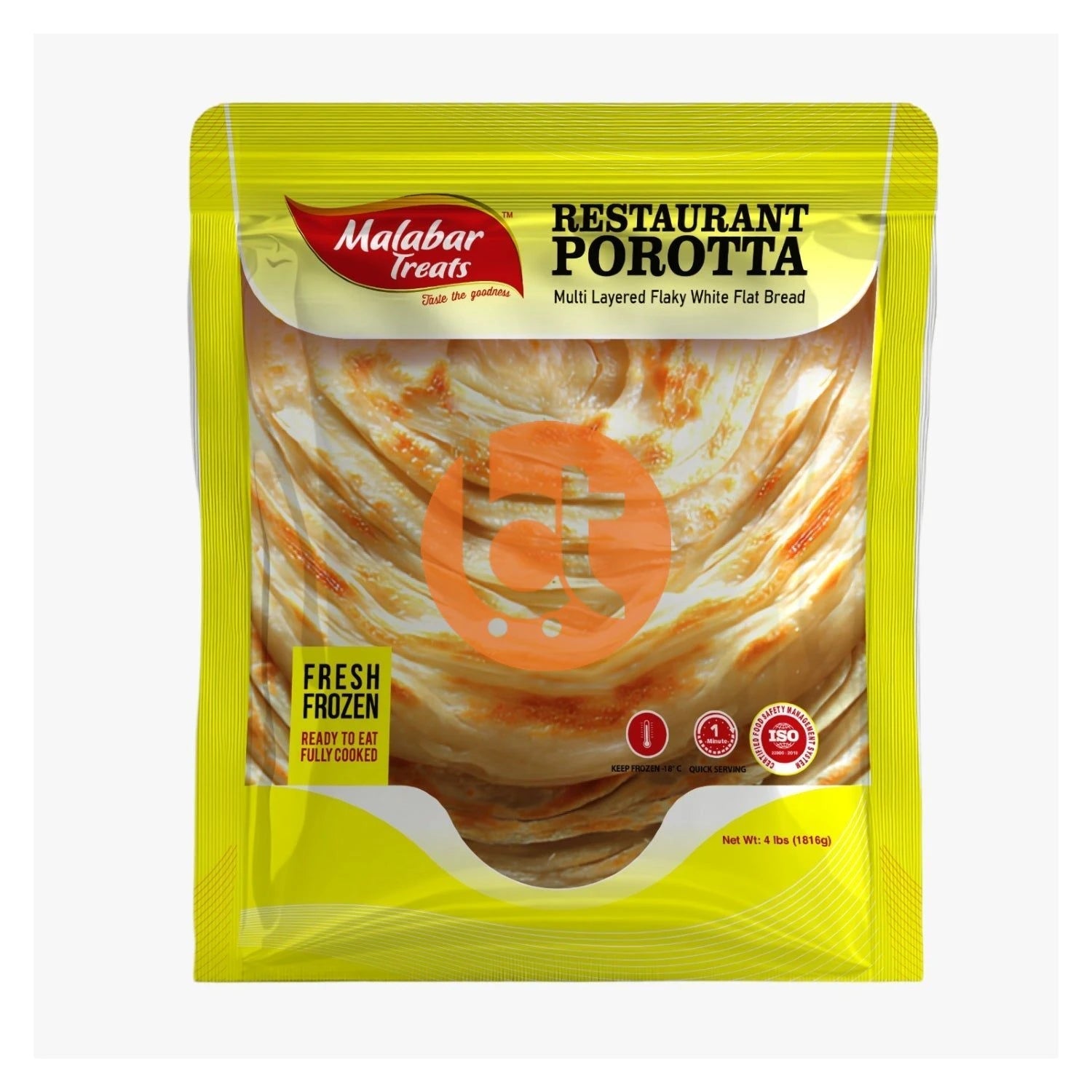 Malabar Treats Malabar Porotta(long Pouch) 1.8 kg