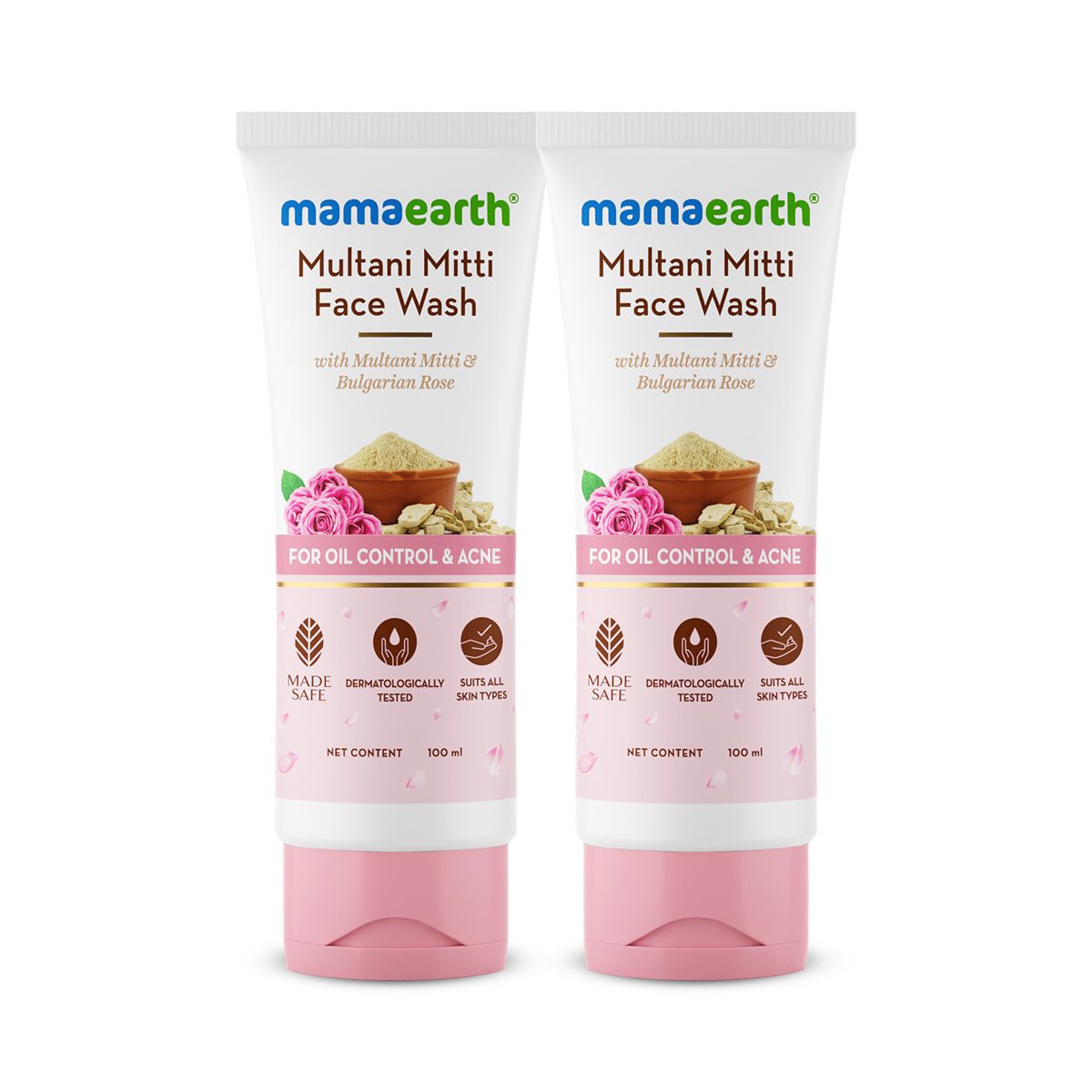Mama Earth Multani Mitti Face Wash 100 ml