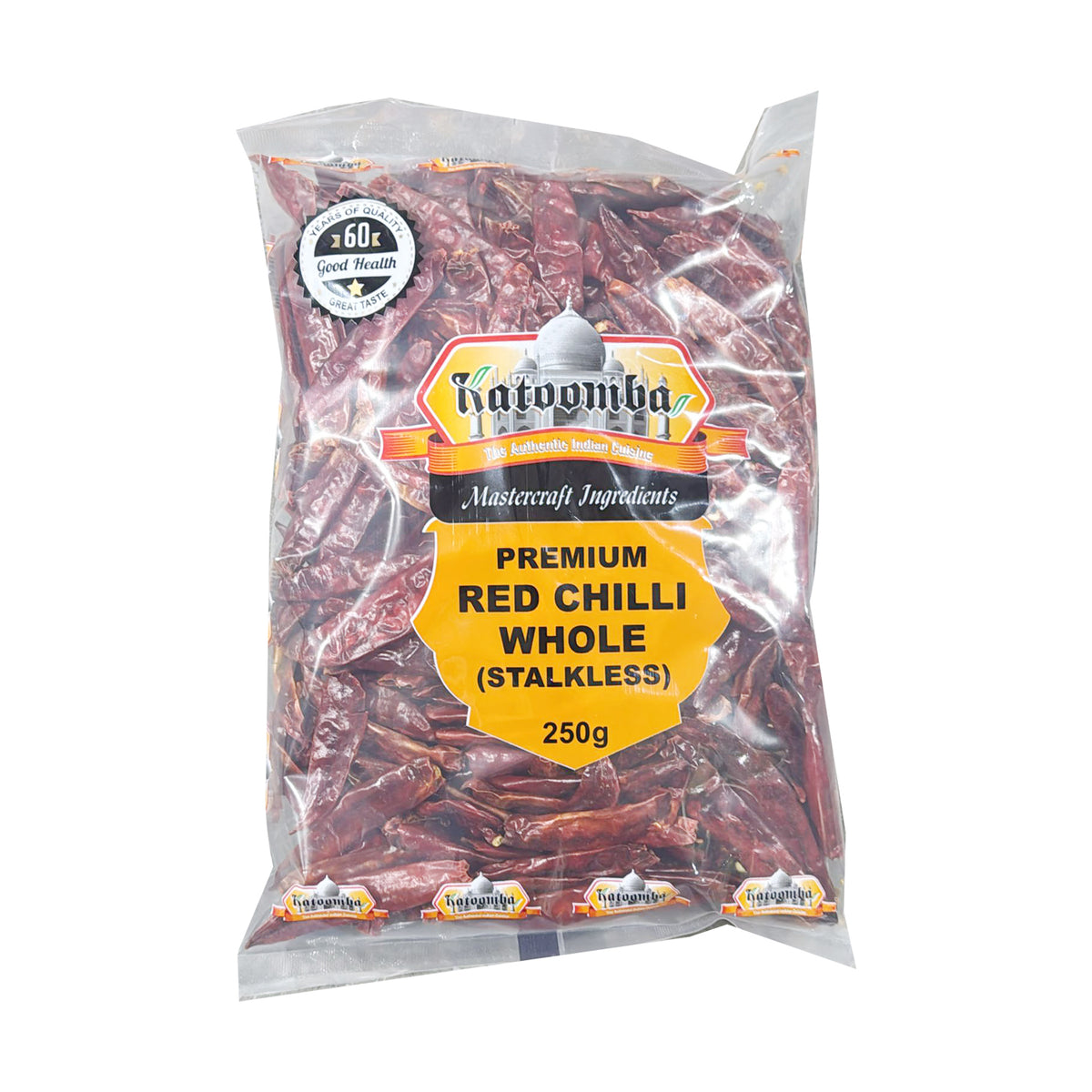 Katoomba Red Chilli Whole Stalkless 250 g