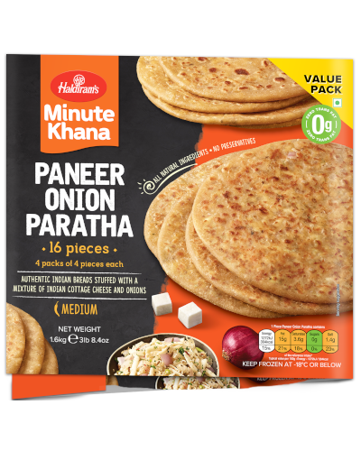 Haldiram Bulk Paneer Onion Paratha 1.6 kg