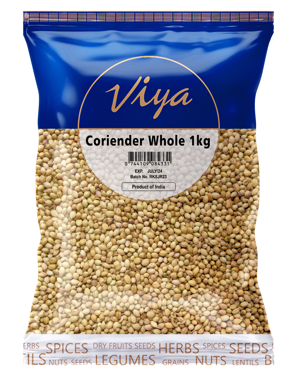 Viya Coriander Seeds Whole 1 kg