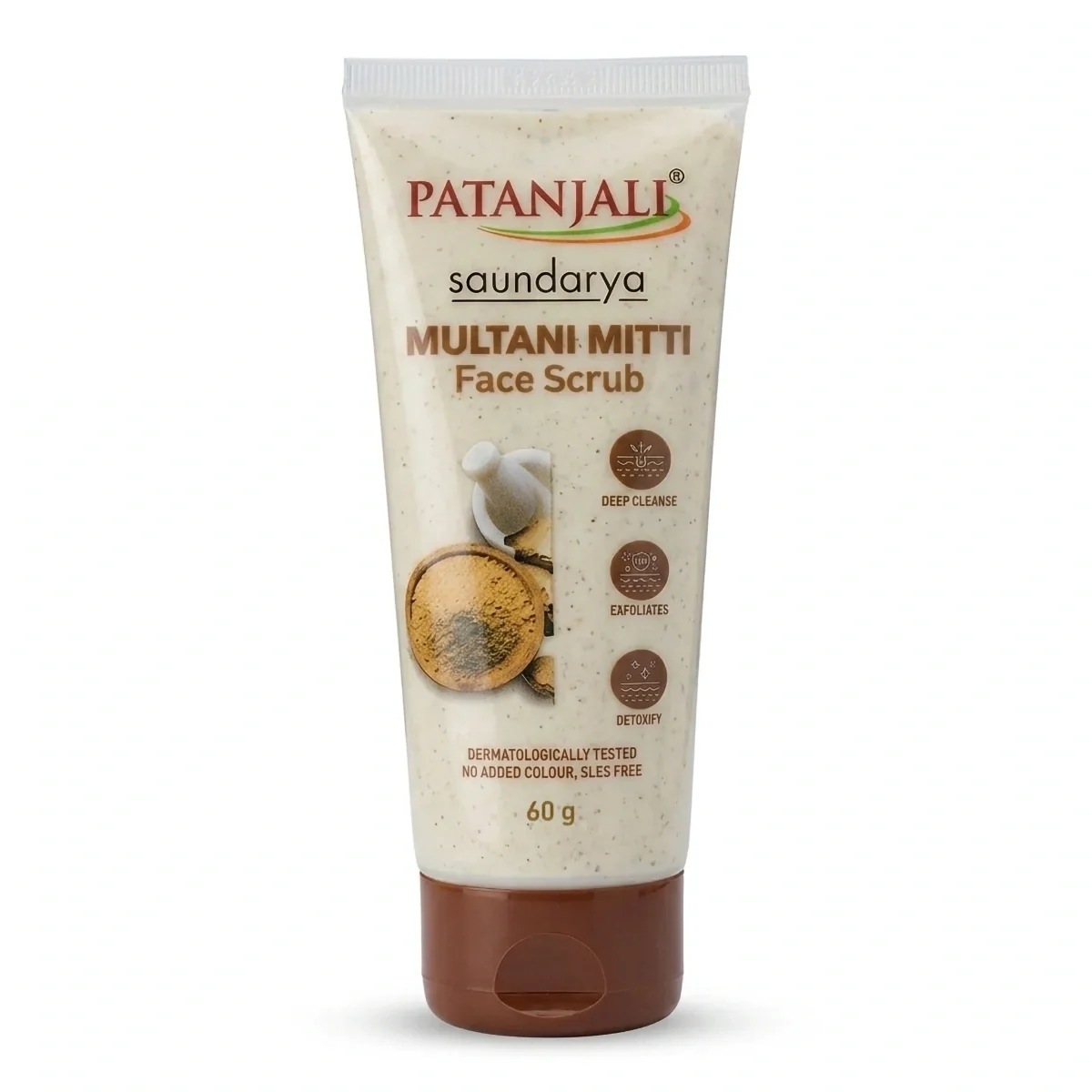 Patanjali Multani Mitti Face Scrub 60 g