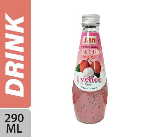 Jan Lychee Basil Seed Drink 290 ml