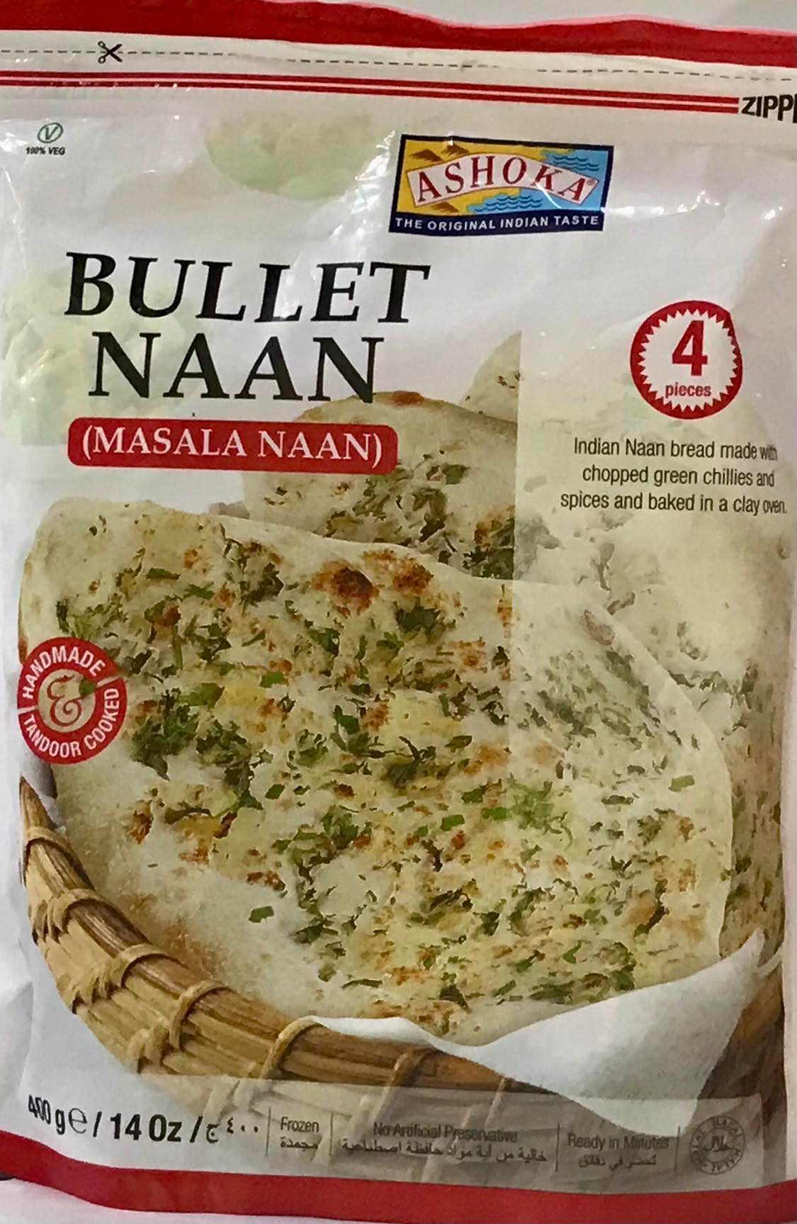 Ashoka Bullet Naan 400 g