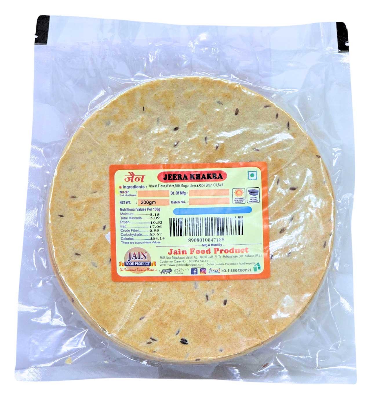 Dharti Khakhra Jeera 200 g