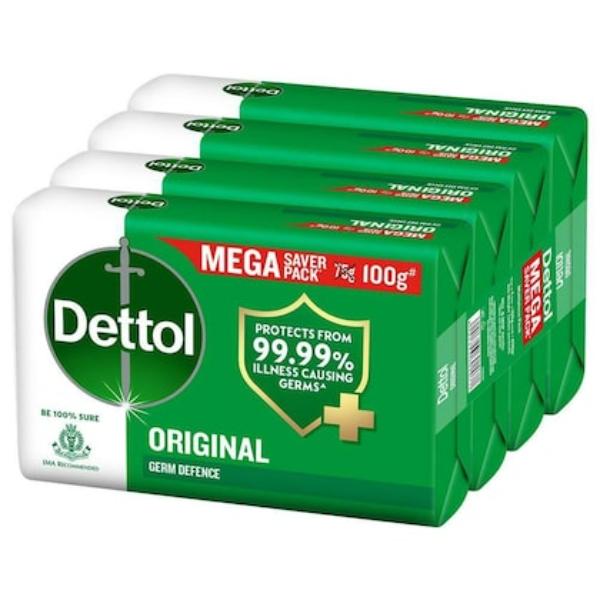 Dettol Soap Original 4 pcs