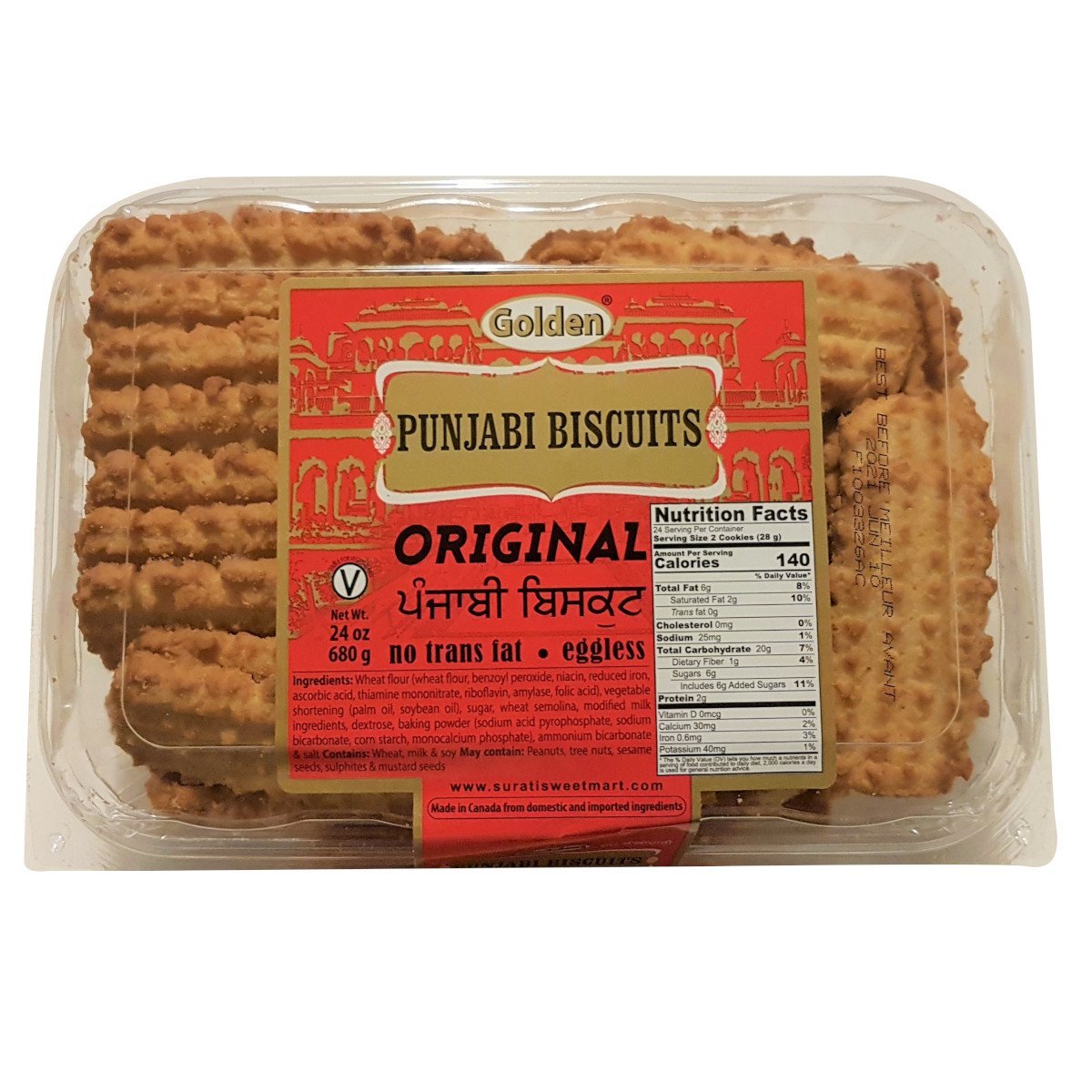 Golden Punjabi Biscuits Original 680 g