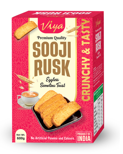 Viya Sooji Rusk 600 g