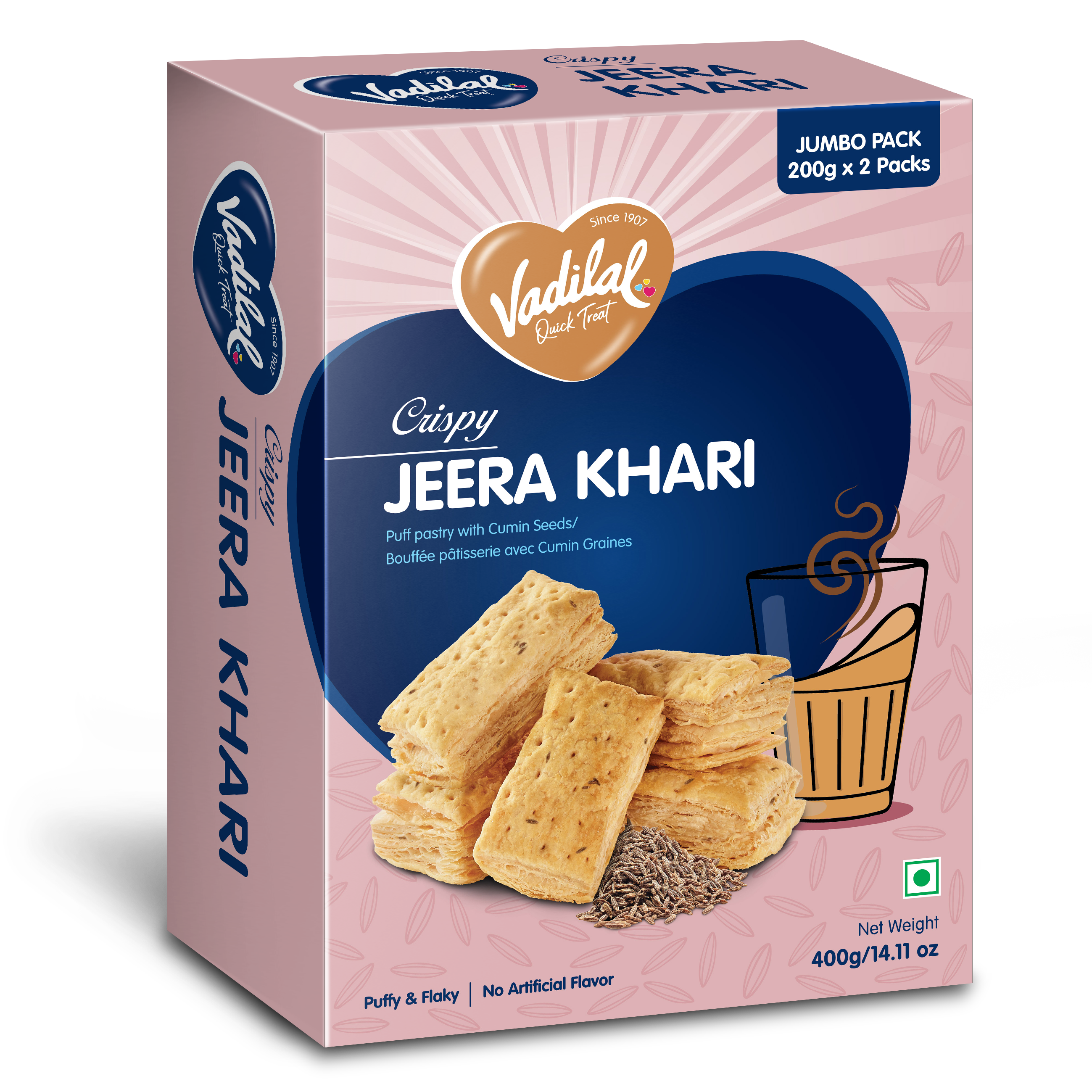 Vadilal Jeera Khari 400 g