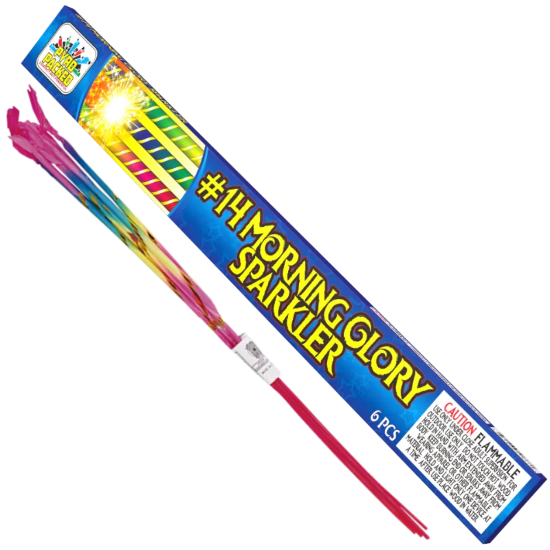 Party Morning Glory Sprklers 40 Cm 6 Pieces
