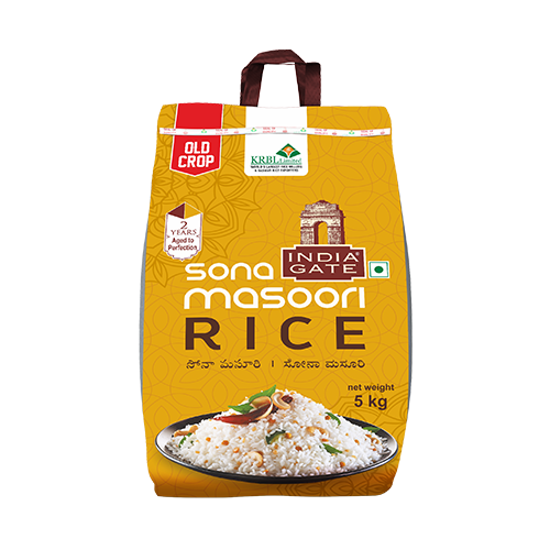 India Gate Sona Masoori Rice 25 kg
