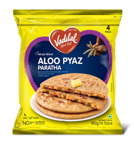 Vadilal Aloo Pyaz Paratha 4pcs