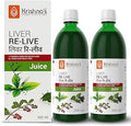 KRISHNA'S HERBAL & AYURVEDA Liver Re-Live Juice-500 Ml (Pack Of 2) Healthy Liver,Strengthens The Digestive System,Goodness Of 11 Powerful Herbs Like Makoy,Harshringar,Daru Haridra,Sugar Free Juice