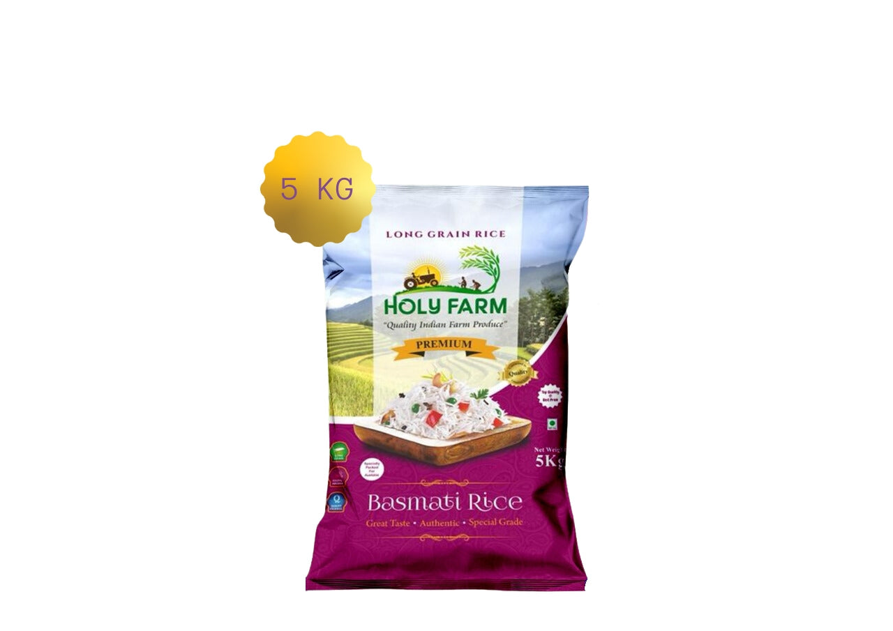 Holy Farm Premium Basmati Rice 5 kg