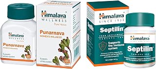 Himalaya Punarnava Tablets - 60 Count & Himalaya Septilin Tablets - 60 Tablets