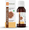 Krishna's Flaxseed Oil (50 ml) | Virgin Cold Pressed Flex seed oil | Rich in Omega 3-6-9 | Made in Kachi Ghani | No Added Preservatives