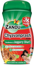 Zandu Chyavanprash Jaggery (Gur) 910 g | No Refined Sugar | Scientifically proven immunity booster | 15+ health benefits | Great Taste