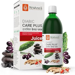 Krishna's Diabic Care Plus Juice with 14 Herbs  Natural Support for Blood Sugar Levels | Herbal Formula for Energy & Wellness - 1000 ml
