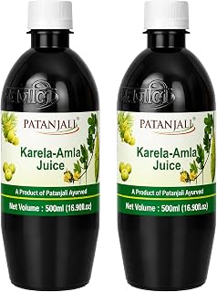 Patanjali Karela Amla Juice- 500ml (Pack of 2)