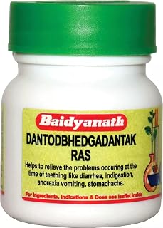Baidyanath Asli Ayurved Dantodbhedgadantak Ras-40 Tab (Pack Of 3)