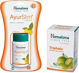 Himalaya Wellness Triphala, 60 Tablets Ayurslim, 60 Tablets
