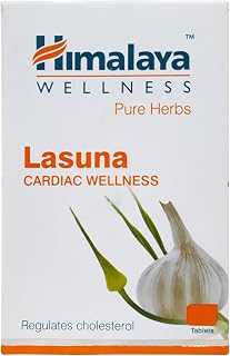 Himalaya Cardiac Wellness Tablets - Lasuna, 60 Tablets Carton