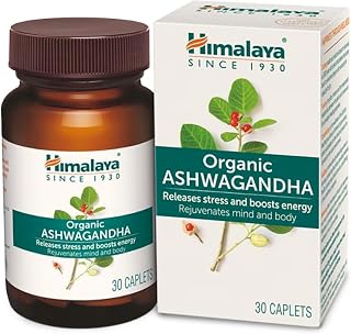 Himalaya Organic Ashwagandha 670Mg Tablet | 100% Pure Ashwagandha Root Extract | Clinically Proven | Helps Relieve Stress & Anxiety | Rejuvenates Mind And Body | Pack Of 60