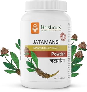 KRISHNA'S HERBAL & AYURVEDA Jatamansi(Nardostachys Jatamansi)Powder-100 G|Promotes Hair Growth|Supporting Hormonal Health&Natural Stress Relief
