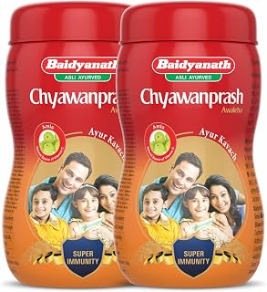 Baidyanath Asli Ayurved Chyawanprash, 950Gm (Pack Of 2) - Enriched With 42 Ayurvedic Herbs, Improves Immunity And Strength For All Age Groups