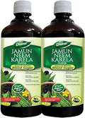 Dabur Jamun Neem Karela Juice - 2l (1l x 2) | Helps Control Blood Sugar Level & Reduces Bad Cholesterol | Good for Metabolic & Digestive Health | Ayurvedic Health Juice For Diabetic Care