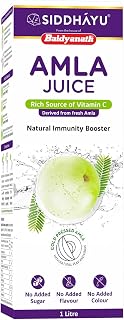 Baidyanath Asli Ayurved Amla Juice - Rich Source Of Vitamin C And Natural Immunity Booster - 1 Ltr
