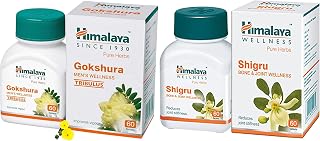 Himalaya Wellness Pure Herbs Shigru Bone & Joint Wellness - 60 Tablet & Gokshura Men'S Wellness Tablets, 60 Tablets|Tribulus| Improves Vigour