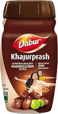 Dabur Khajurprash - 900g | 3X Immunity Action | Supports Healthy Haemoglobin Levels | Helps Fight Iron Deficiency | 40+ Chyawanprash Herbs | Natural Source of Iron | Goodness of Khajur & Giloy
