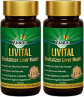 Zandu Livital Liver Detox Tablets  Clinically Proven for Liver Detox & Health Support in 2 Months | 90 Tabs X 2 | 100% Ayurvedic Formula with Bhringaraj & Guduchi | Ayurvedic Alternative to Milk Thistle
