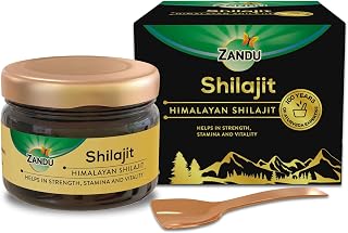 Zandu Shilajit Resin | 2X Energy Boost | 100% Pure Himalayan |Lab tested for >70% Fulvic acid & heavy metals | 20g | 80+ Micronutrients | Natural Energy for everything