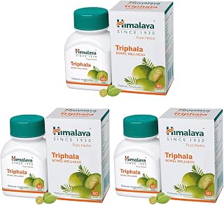 Himalaya Wellness Triphala Bowel Wellness - 60 Tablet (Pack of 3)