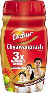 Dabur Chyawanprash - 950g | 3X Immunity Action | With 40+ Ayurvedic Herbs | Helps Build Strength & Stamina | Builds Overall Health | Ayurvedic Health Supplement | Good for Digestion & Respiration