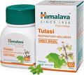 Himalaya Wellness Pure Herbs Tulasi Respiratory Wellness | Holy Basil |Relieves cough and cold| -Pack of 60 Tablets