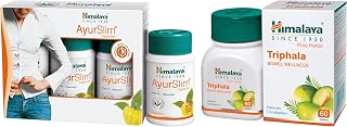 Himalaya Wellness Ayurslim Capsules Weight Management -Pack Of 180 Capsules & Herbals Triphala - 60 Capsules