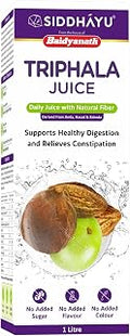 Baidyanath Asli Ayurved Triphala Juice |Herbal Laxative For Digestive Wellness| 100% Natural And Ayurvedic - 1litre, Pack of 1