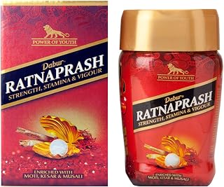 Dabur Ratnaprash - Chyawanprash for all Seasons, A Complete Family Health Tonic - 450g