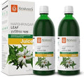 KRISHNA'S HERBAL & AYURVEDA Night Jasmine Parijat Harshringar Leaf Juice - 1000 Ml | Fresh Harshringar Leaves | Natural Pain Reliever - (Pack of 2)